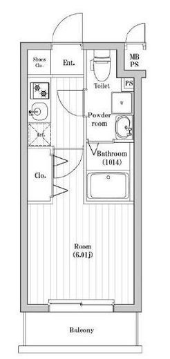SPコート菊名サウス　202号室　間取り