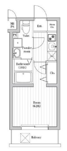 SPコート菊名サウス　207号室　間取り