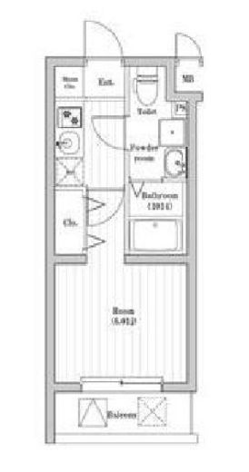 SPコート菊名ノース　307号室　間取り
