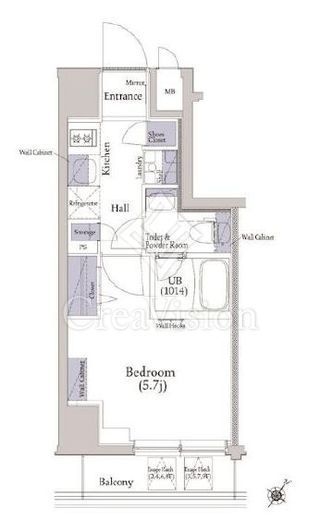 HY's横浜SOUTHWEST (ハイズ横浜サウスウエスト)　702号室　間取り