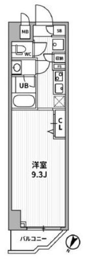 ALTERNA横濱阪東橋 (オルタナ横濱阪東橋)　201号室　間取り