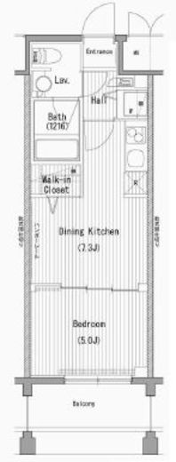 ガーラ・プレシャス横濱関内　416号室　間取り