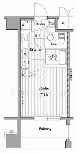 ガーラ・プレシャス横濱関内　707号室　間取り