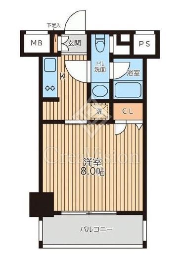 レジディア新横浜　602号室　間取り