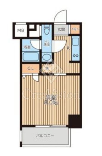 レジディア新横浜　1109号室　間取り