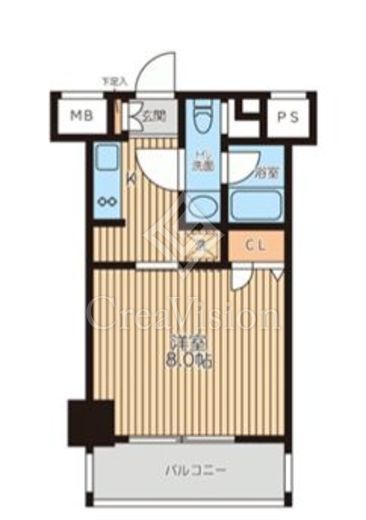 レジディア新横浜　902号室　間取り