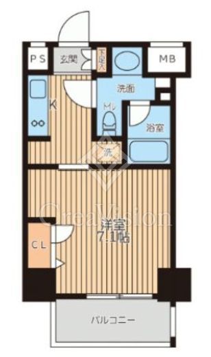 レジディア新横浜　901号室　間取り