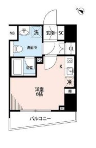 プレール・ドゥーク横濱紅葉坂　405号室　間取り