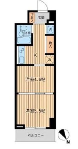 メゾン・デュ・オーラ 山下町　702号室　間取り