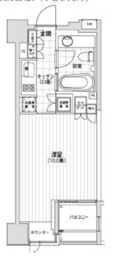 カスタリア銀座　304号室　間取り