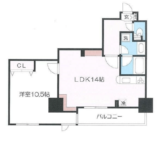 横濱ユーロタワー　203号室　間取り