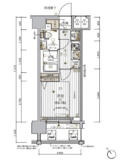 メインステージ東神奈川　503号室　間取り