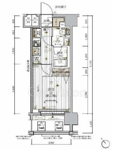メインステージ東神奈川　704号室　間取り