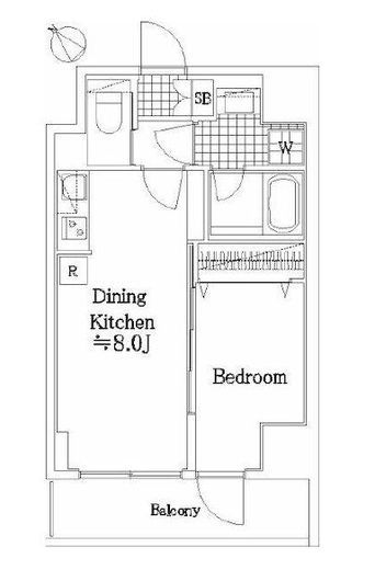 リヴシティ横濱関内弐番館　507号室　間取り