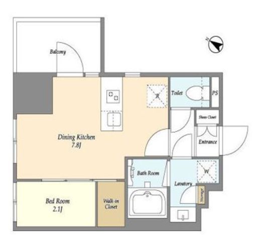 ドゥーエ横濱鶴見　301号室　間取り