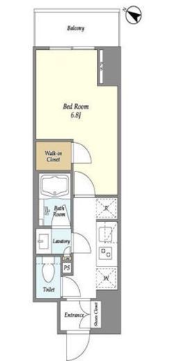 ドゥーエ横濱鶴見　920号室　間取り