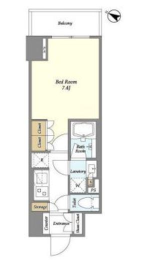 ドゥーエ横濱鶴見　419号室　間取り