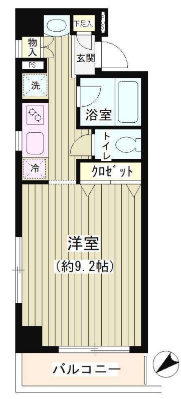 ブレコンプラザ銀座　702号室　間取り