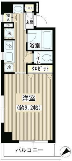 ブレコンプラザ銀座　602号室　間取り