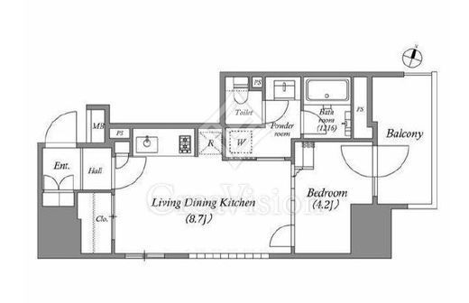 MARKS横浜戸部　203号室　間取り