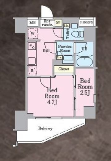 ラグゼナ横浜鶴見Ⅱ　1001号室　間取り