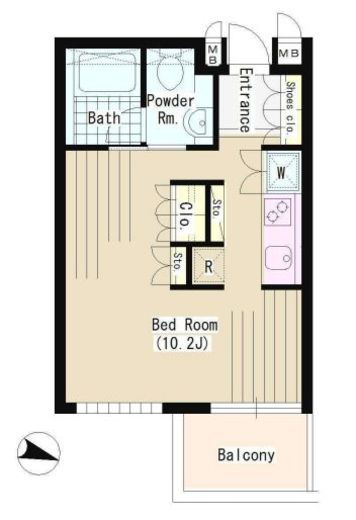 LinkS.　205号室　間取り