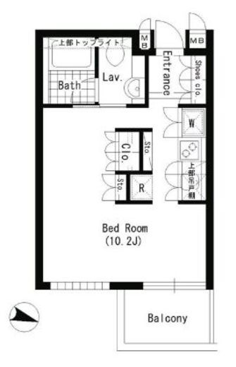 LinkS.　403号室　間取り