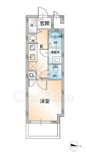 KDXレジデンス天王町　307号室　間取り