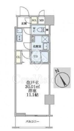 SSKNOT（エスエスノット）　504号室　間取り