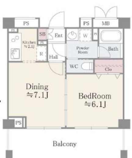 フォリアージュ青葉台　301号室　間取り