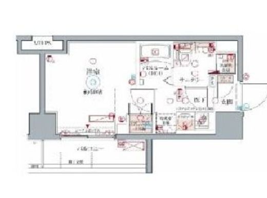 クレヴィスタ横浜　920号室　間取り