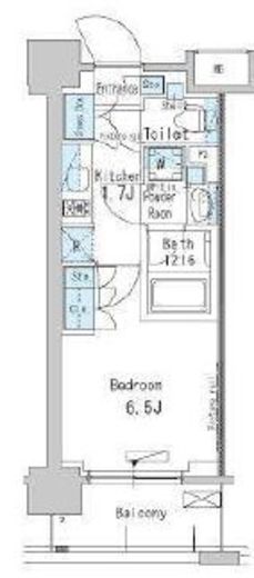 パークアクシス両国　1003号室　間取り