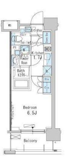 パークアクシス両国　903号室　間取り