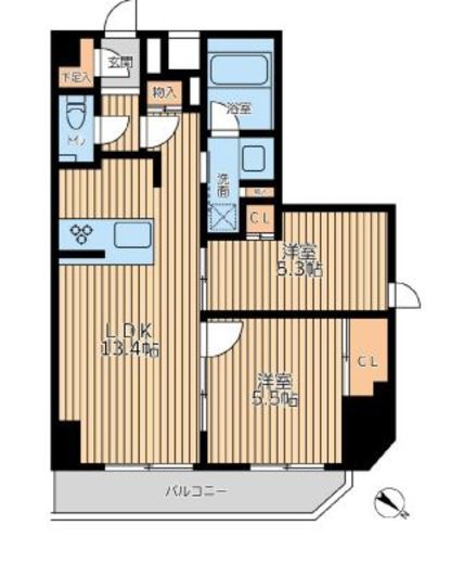 CityLuxYokohama　606号室　間取り