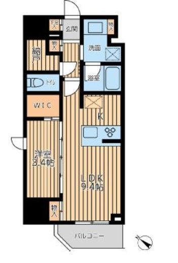 CityLuxYokohama　301号室　間取り