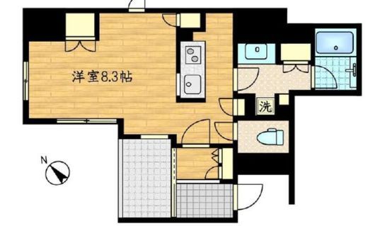 アルス横浜ベイアドレス　601号室　間取り