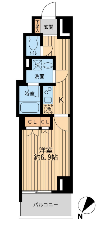日本橋ファーストレジデンス　208号室　間取り