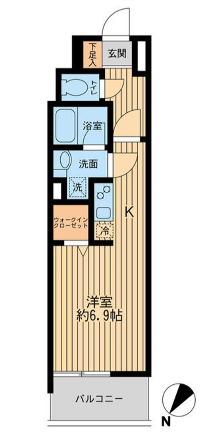 日本橋ファーストレジデンス　605号室　間取り