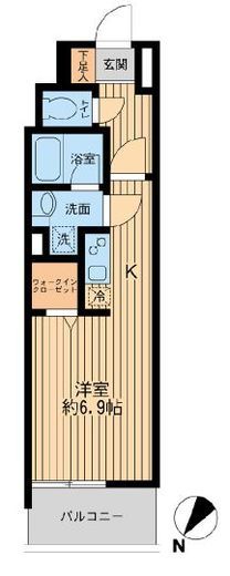 日本橋ファーストレジデンス　305号室　間取り