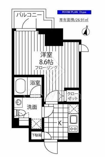 GRAND横濱山下町　405号室　間取り