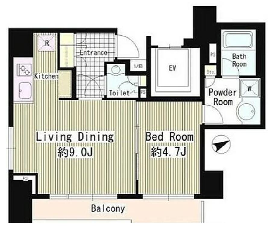レガーロ新橋　501号室　間取り