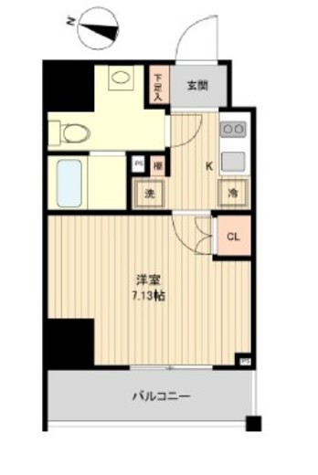レノス新子安　507号室　間取り