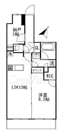 バースシティ横浜大通り公園　802号室　間取り
