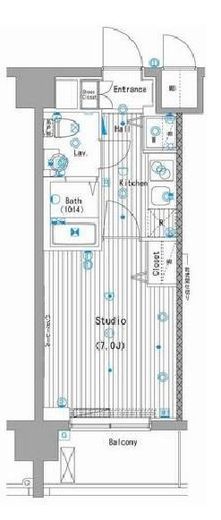 グランド・ガーラ横濱桜木町　906号室　間取り