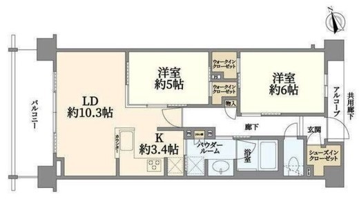 エクセレントシティ横浜磯子　210号室　間取り