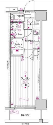 ガーラ新横浜グランドステージ　909号室　間取り