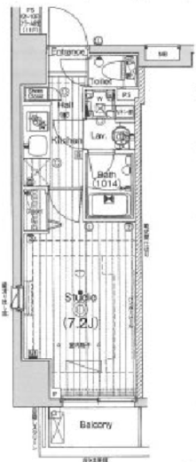 ガーラ新横浜グランドステージ　1113号室　間取り