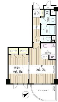Lapyuta　306号室　間取り