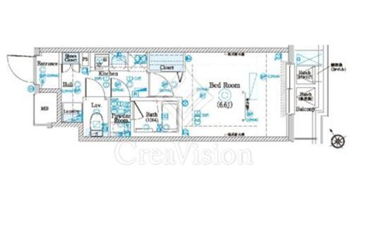 La Douceur鶴見　905号室　間取り