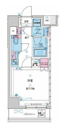 GENOVIA花月総持寺 (ジェノヴィア花月総持寺)　902号室　間取り